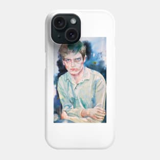 IAN CURTIS watercolor portrait .2 Phone Case