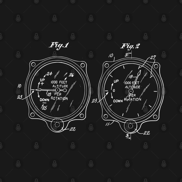 Airplane Cockpit Instruments White by MadebyDesign