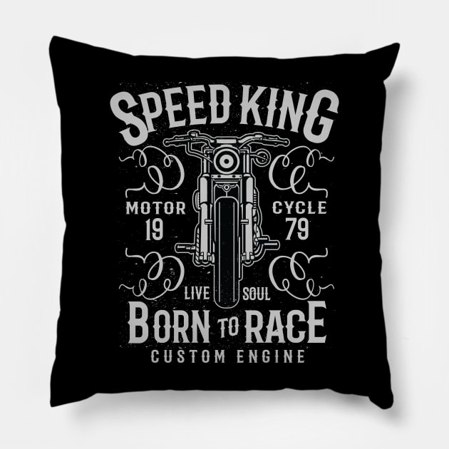 speed king Pillow by ramonagbrl
