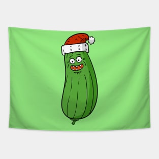 Christmas pickle. ugly Christmas design. Tapestry