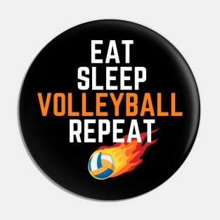 eat sleep volleyball repeat Pin