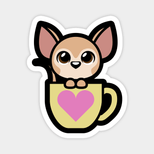 Chihuahua Tooniefied Magnet
