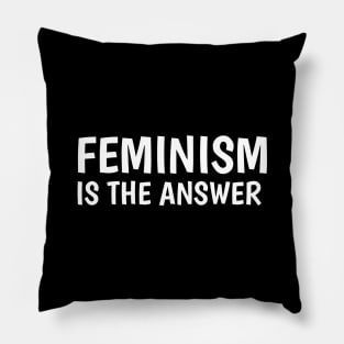feminism is the answer Pillow
