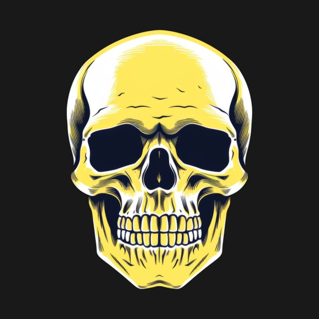 Yellow Skull by Merchgard