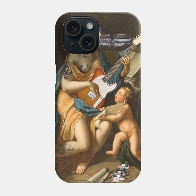 OUR LADY OF ROCK N' ROLL Phone Case by ALFBOCREATIVE