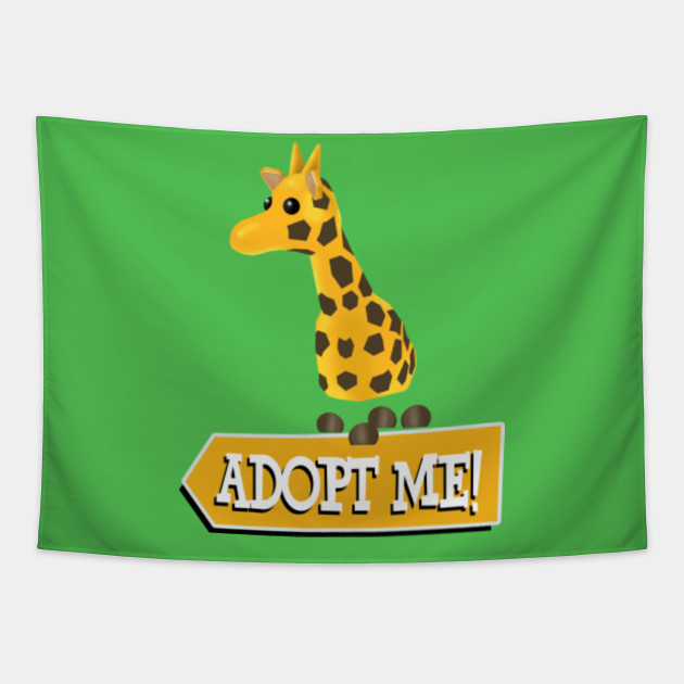 Adopt Me Roblox Giraffe Adopt Me Roblox Tapestry Teepublic - adopt me roblox animales