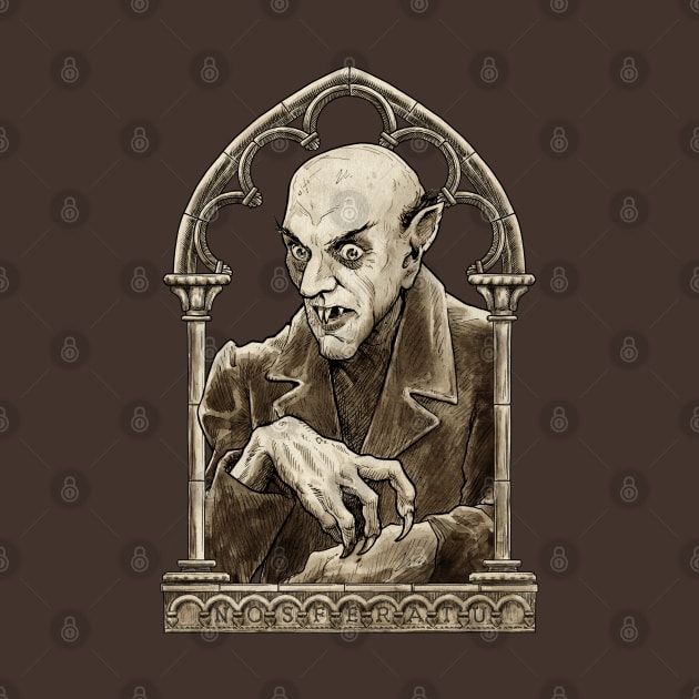 Nosferatu the Vampire by sketchboy01