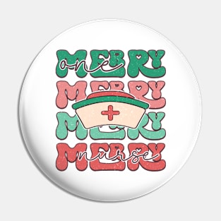 One Merry Nurse Pin