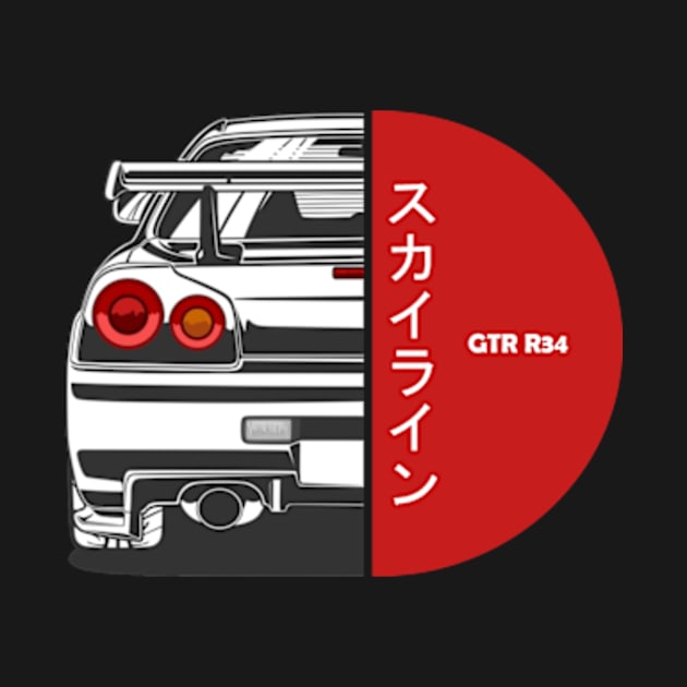 Nissan Skyline GTR R34 by T-JD