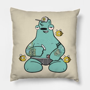 Bro Bear & Bees Pillow