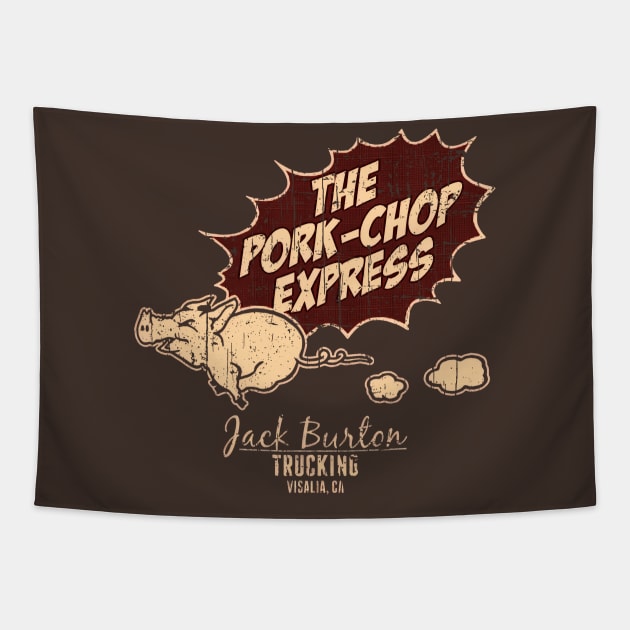 Vintage Pork Chinese Express Tapestry by Mesrabersama