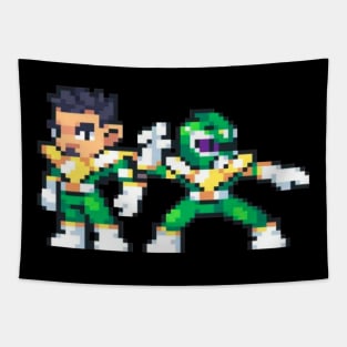 Green jdf 8bit Tapestry