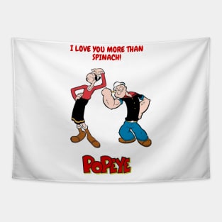 Popeye and Olive Tapestry