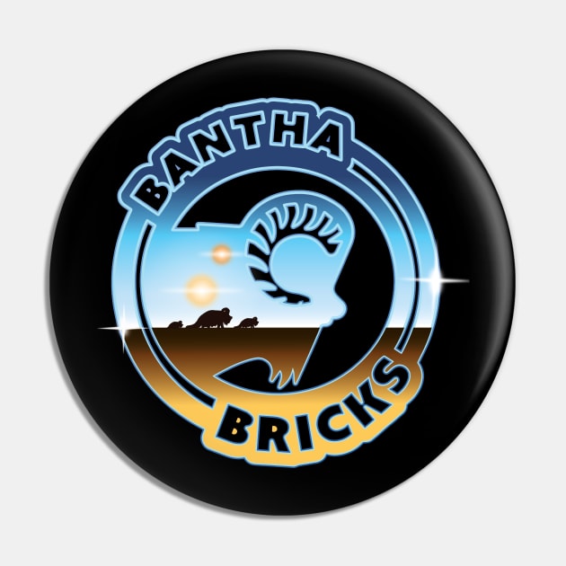 Bantha Bricks Twin Suns Pin by banthabricks