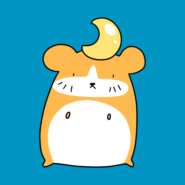 Moon Hamster by saradaboru