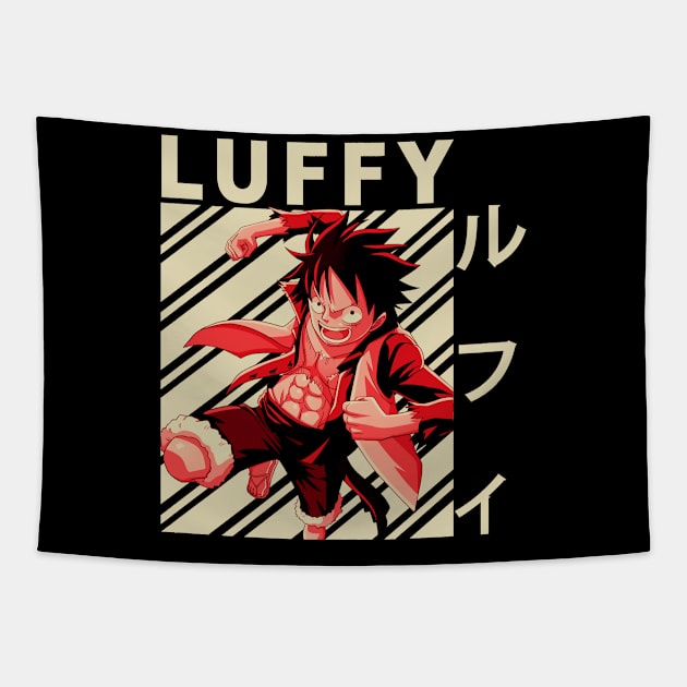 Monkey D. Luffy - One piece Tapestry by Jack Jackson