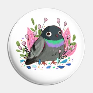 Cute pigeon Pin