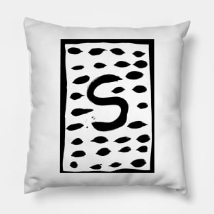 The letter s Pillow