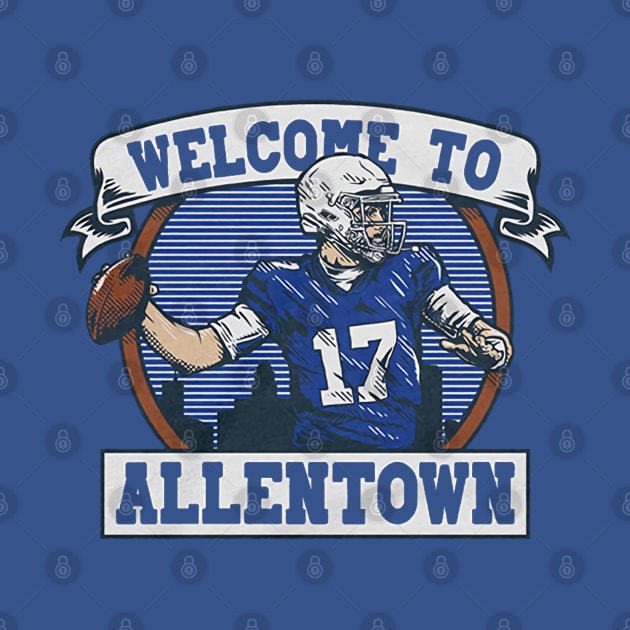 Josh Allen Welcome To Allentown by Chunta_Design