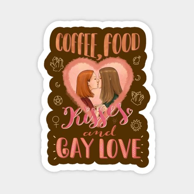 Gay Love Magnet by BastetLand