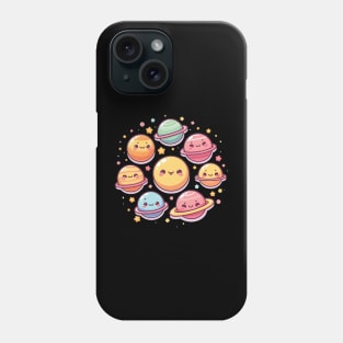 Happy Planets Phone Case