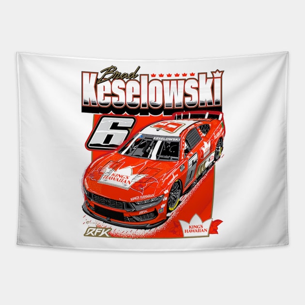 Brad Keselowski Kings Hawaiian Tapestry by ganisfarhan