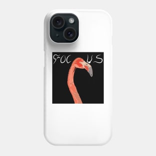 FOCUS (Plain Black) art.. Phone Case