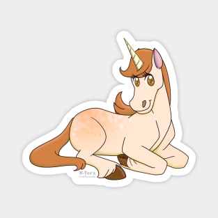 Uni Unicorn - Resting (Citrus) Magnet