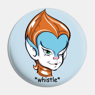 Just Wink and Whistle Pin