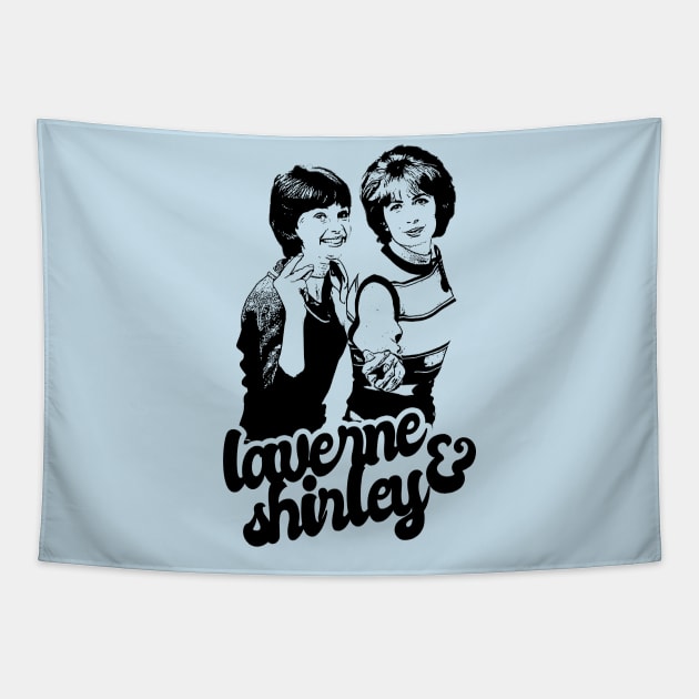 Laverne and Shirley Style Classic Tapestry by Hand And Finger