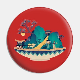 Japan Ilustration Art Pin