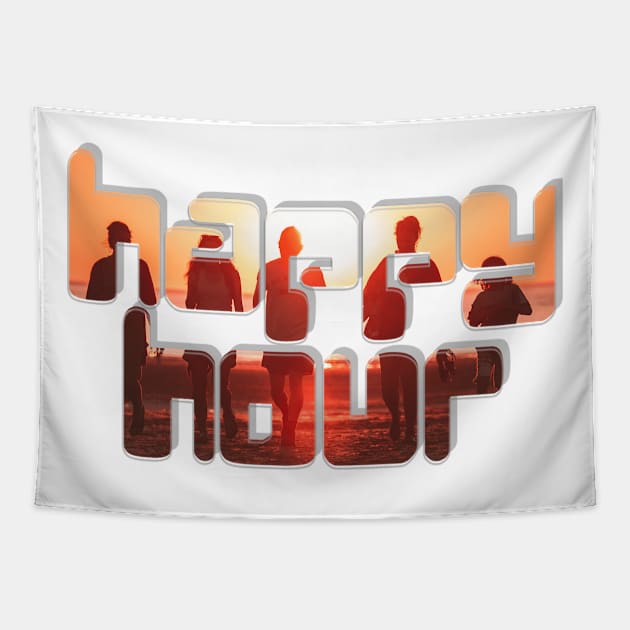 happy hour Tapestry by afternoontees