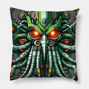 Biomech Cthulhu Overlord S01 D01 Pillow