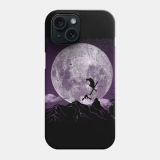 Skiing Freestyle - Purple Night Phone Case