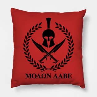 Mod.1 Molon Labe Greek Spartan Pillow