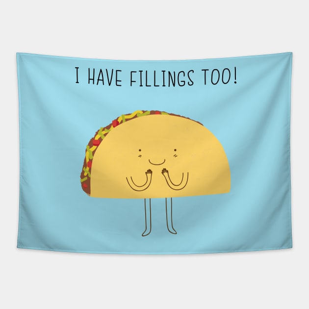 I have fillings too! Tapestry by milkyprint