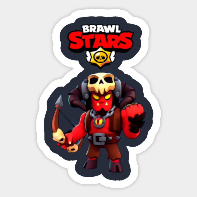 Demon Bo Design Brawl Stars Videogames Sticker Teepublic - how to play bo brawl stars