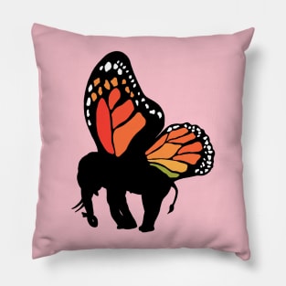 Elephant with wings Pillow