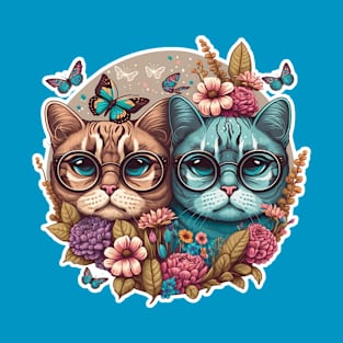 Cute Cats illustration T-Shirt