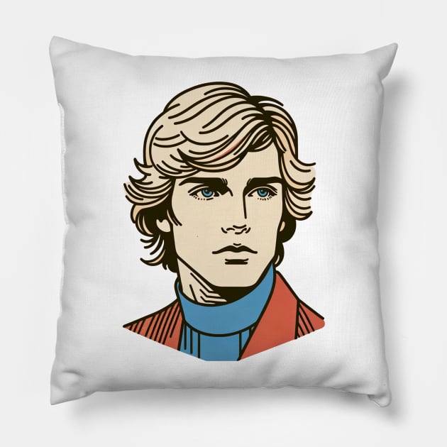 Coriolanus Snow Pillow by Retro Travel Design