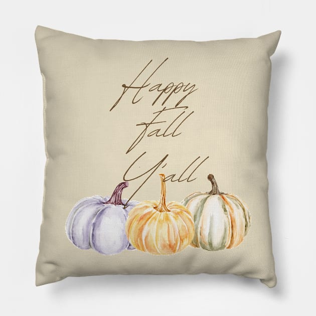 fall tee Pillow by Lindseysdesigns