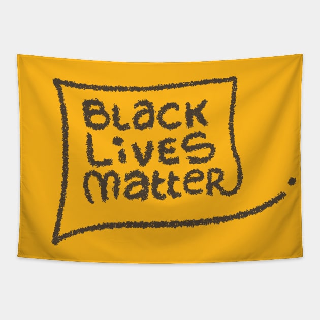 Black Ally - Black Lives Matter - All Lives Matter Tapestry by applebubble