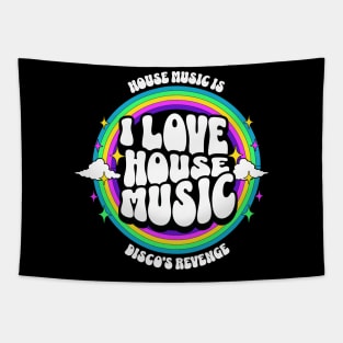 HOUSE MUSIC  - I Love Rainbow Circle (White/ Tapestry