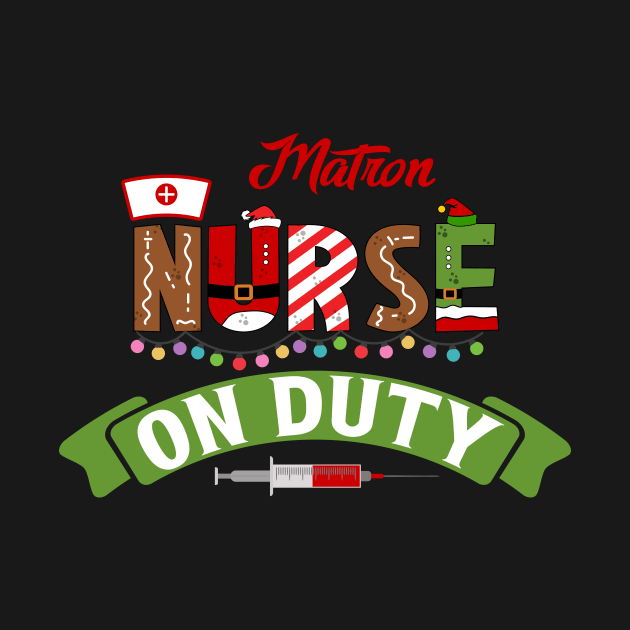 Funny Nurse Life Christmas Pun Quote Hilarious Joke Idea Matron by HomeCoquette