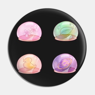 Colourful jelly dessert Pin