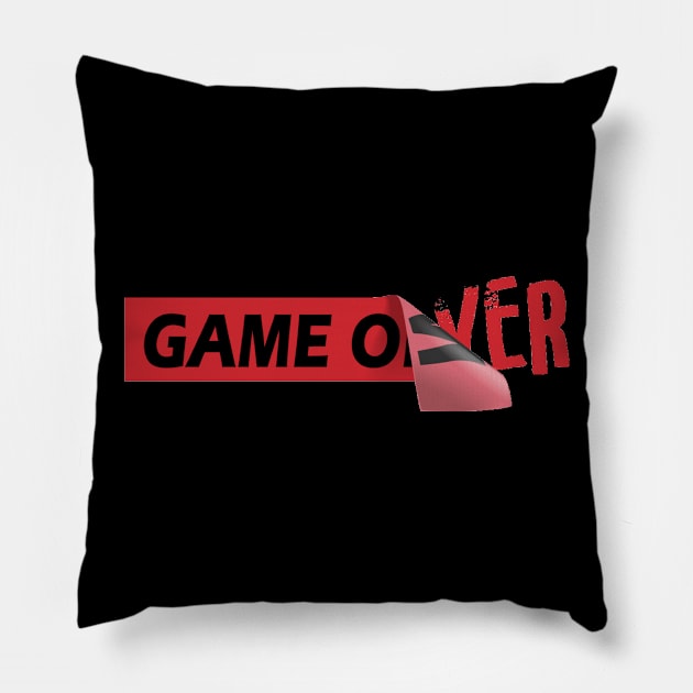 Game Over Pillow by saigon199x