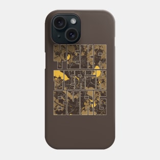 Yekaterinburg, Russia City Map Typography - Pastel Phone Case