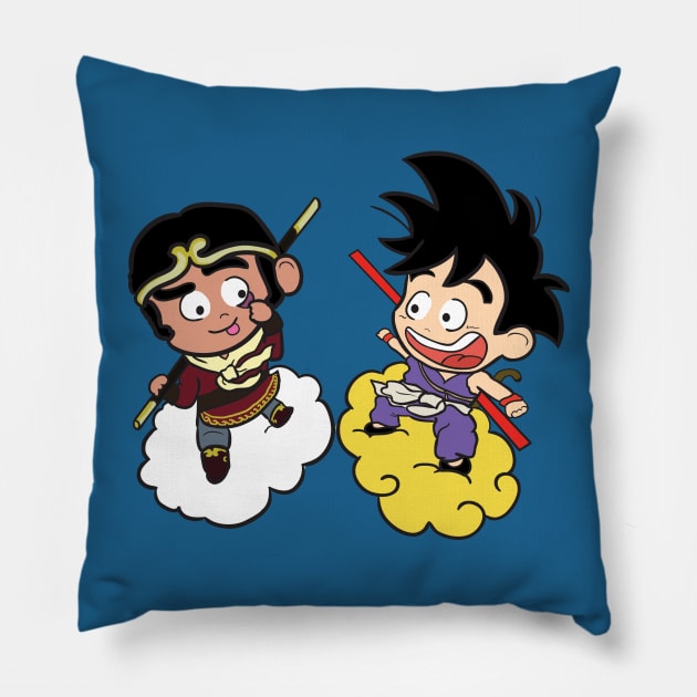 Monkey King meets Goku Pillow by GummiMonkey