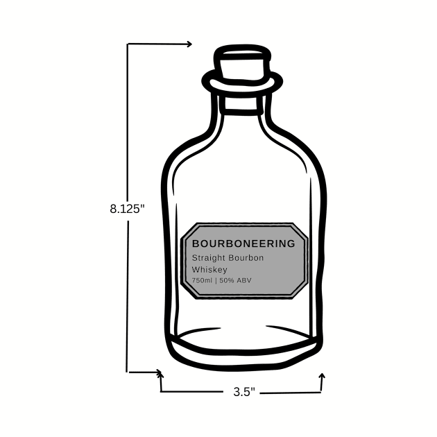 Bottle Engineering Drawing by Bourbon_In_College