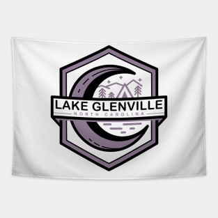 Lake glenville purple moon Tapestry